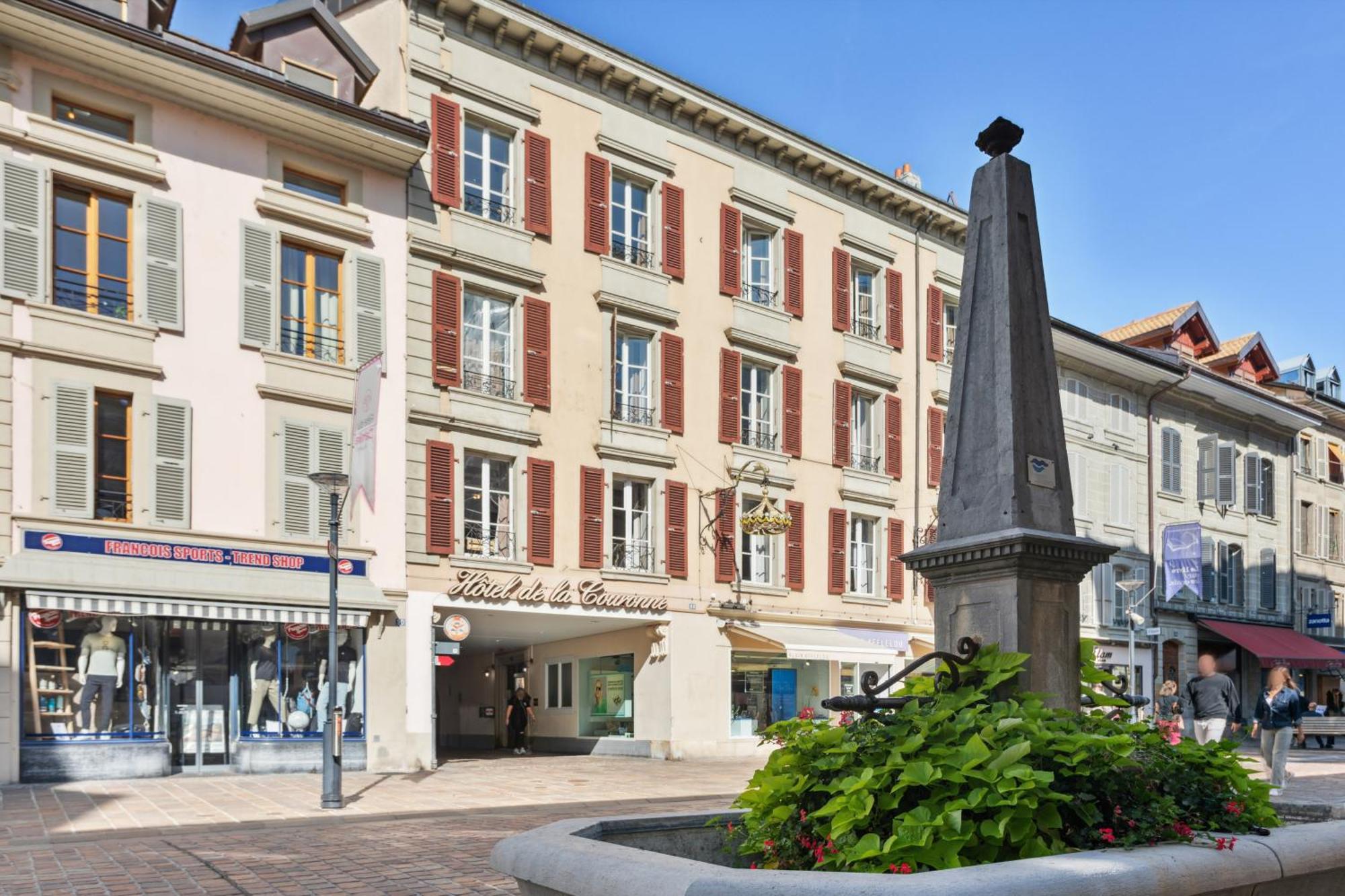 Hotel De La Couronne Morges Exterior photo