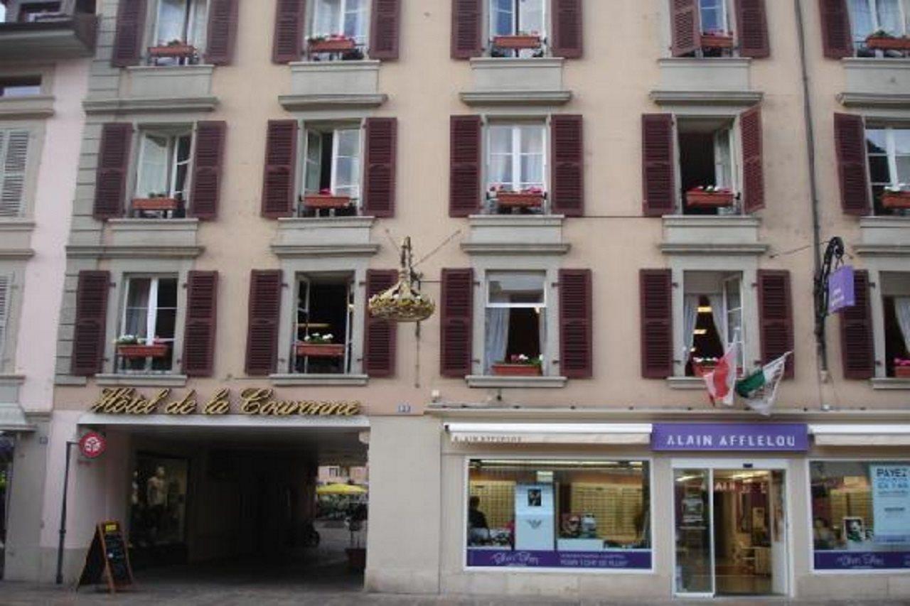 Hotel De La Couronne Morges Exterior photo
